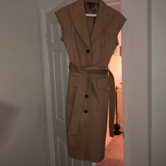 Escada Belted Trench Dress - Picture 3 of 12